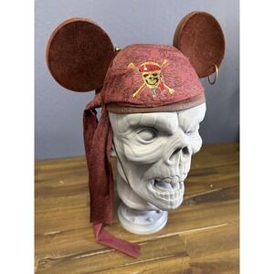 Disney Pirates of the Caribbean Mickey Ears Pirate Bandana Hat Personalized